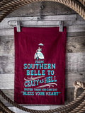 Faster Than You Can Say 'Bless Your Heart - Kitchen Towel - Gift Items - Primitives by Kathy - Bronco Western Supply Co.