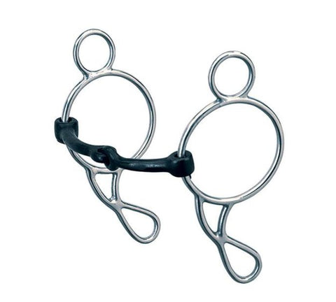 Gag Bit, 5" Sweet Iron Snaffle Mouth - Bits - Weaver Leather - Bronco Western Supply Co.