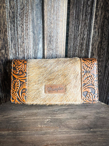 Hallie Wrangler Vintage floral Wallet - Brown - Purses & Wallets - Wrangler - Bronco Western Supply Co.