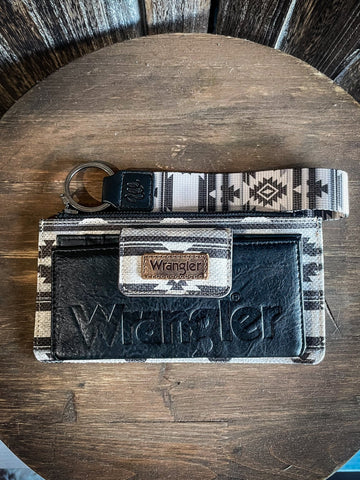 Hayden Wrangler Bi - Fold Wallet - Black - Purses & Wallets - Wrangler - Bronco Western Supply Co.