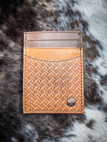 Hooey "Hands Up Basket Weave" Money Clip - Accessories - Hooey - Bronco Western Supply Co.