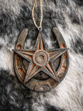 Horseshoe Star Ornament - Gift Items - Gift Corral - Bronco Western Supply Co.