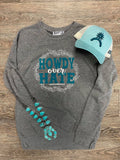 Howdy Over Hate Graphic Crew Neck Sweatshirt - Apparel - Bronco Western Supply Co. - Bronco Western Supply Co.