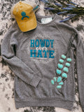 Howdy Over Hate Graphic Crew Neck Sweatshirt - Apparel - Bronco Western Supply Co. - Bronco Western Supply Co.