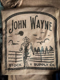 "John Wayne" Light Brown Hooey T - Shirt - Apparel - Hooey - Bronco Western Supply Co.