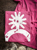 Just Ride It Out Tee - Raspberry Heather - Apparel - Bronco Western Supply Co. - Bronco Western Supply Co.