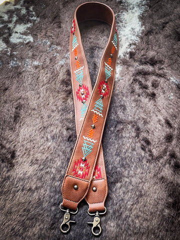 Kacey Embroidered Crossbody Purse Strap - Accessories - Montana West - Bronco Western Supply Co.