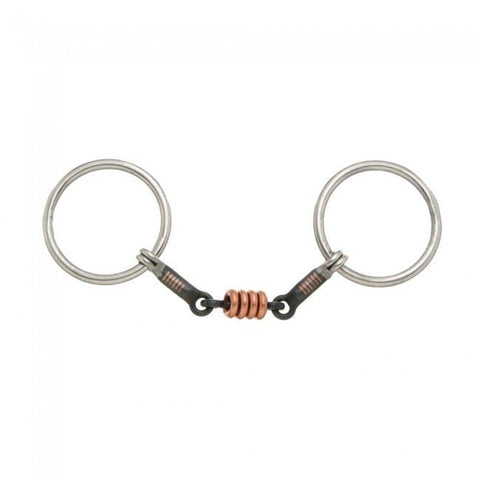 Kelly Silver Star 3 Piece Ring Snaffle - Bits - Tough 1 - Bronco Western Supply Co.