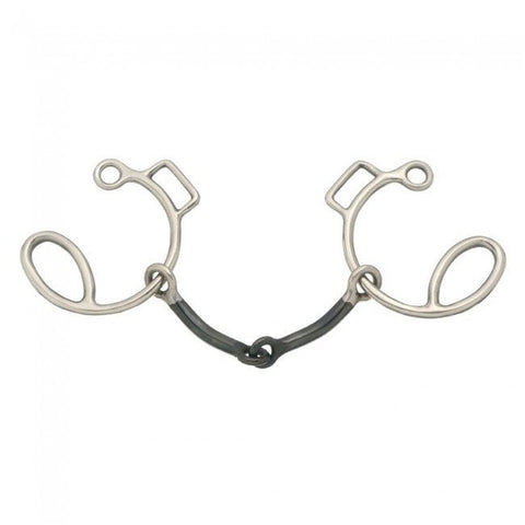 Kelly Silver Star 6 Cheek Sweet Iron Snaffle - Bits - Tough 1 - Bronco Western Supply Co.