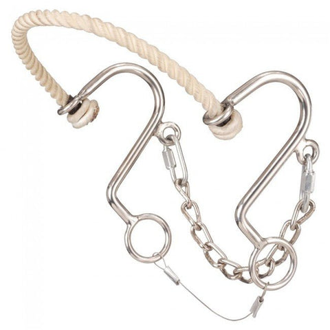 Kelly Silver Star S Hack with Rope Nose - Bits - Tough 1 - Bronco Western Supply Co.