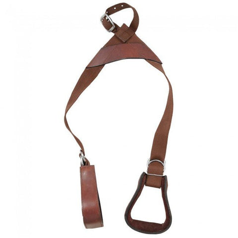 Kids Nylon Slip - On Stirrup Set (Leather Covered Stirrups) - Saddles & Accessories - Tough 1 - Bronco Western Supply Co.