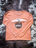 Ladies "Cheyenne" Sienna Long Sleeve T - Shirt - Apparel - Hooey - Bronco Western Supply Co.