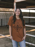 Las Crueces Embroidered Tee - Apparel - 2 Fly Co. (BWS) - Bronco Western Supply Co.