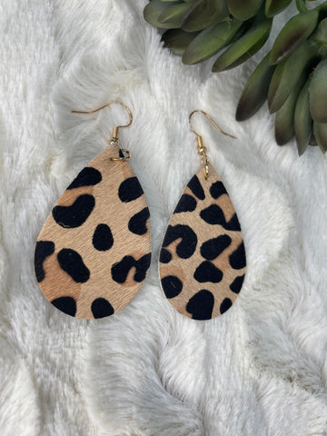 Meriden Leopard Teardrop Earrings - Jewelry - Bronco Western Supply Co. - Bronco Western Supply Co.