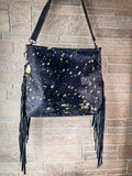 Myra Bag - Black Shimmer Leather & Hair On Bag - Purses & Wallets - Myra Bag - Bronco Western Supply Co.