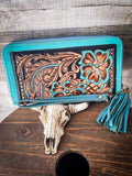 Myra Bag - Creek Blossom Hand - tooled Wallet - Purses & Wallets - Myra Bag - Bronco Western Supply Co.