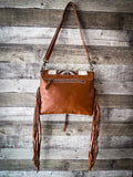 Myra Bag - Elisa Fringe Leather & Hairon Bag - Purses & Wallets - Myra Bag - Bronco Western Supply Co.