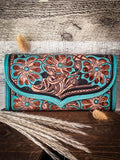 Myra Bag - Flower Crest Ridge Wallet - Purses & Wallets - Myra Bag - Bronco Western Supply Co.