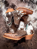 Myra Bag - Frisco Blossom Hand - Tooled Booties - Women's Shoes - Myra Bag - Bronco Western Supply Co.