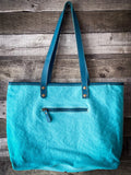 Myra Bag - Tonga Ridge Tote Bag in Blue - Purses & Wallets - Myra Bag - Bronco Western Supply Co.