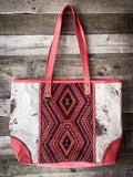 Myra Bag - Tonga Ridge Tote Bag in Pink - Purses & Wallets - Myra Bag - Bronco Western Supply Co.