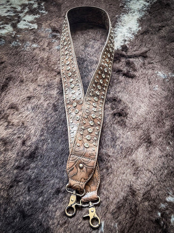 Naomi Bling Crossbody Purse Strap - Coffee - Accessories - Montana West - Bronco Western Supply Co.