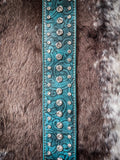 Naomi Bling Crossbody Purse Strap - Turquoise - Accessories - Montana West - Bronco Western Supply Co.