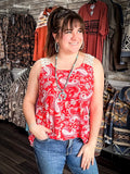 Paisley Crochet Tank - Apparel - Bronco Western Supply Co. - Bronco Western Supply Co.