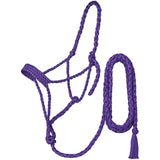 Premium Mule Tape Halter with 10ft Lead - Purple - Halters & Leads - Tough 1 - Bronco Western Supply Co.