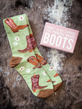 Princess Wears Boots Box Sign And Sock Set - Women's Boots - Primitives by Kathy - Bronco Western Supply Co.