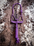 Purple Funfetti Mule Tape Halter with Lead - Halters & Leads - Tough 1 - Bronco Western Supply Co.