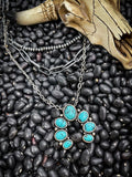 Risque Navajo Turquoise Layer Necklace - Jewelry - Bronco Western Supply Jewelry - Bronco Western Supply Co.