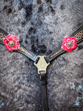 Royal King 3D Zinnia Flower Breast Collar - Breast Collars - Tough 1 - Bronco Western Supply Co.