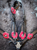 Royal King 3D Zinnia Flower Breast Collar - Breast Collars - Tough 1 - Bronco Western Supply Co.