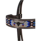 Royal King Beaded Longhorn Browband Headstall - Headstalls & Accessories - Tough 1 - Bronco Western Supply Co.