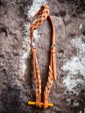 Royal King Braided Leather One Ear Headstall - Headstalls & Accessories - Tough 1 - Bronco Western Supply Co.