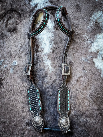 Royal King Bryson Double Ear Headstall - Headstalls & Accessories - Tough 1 - Bronco Western Supply Co.