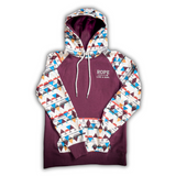 Rope Like a Girl Hooey Ladies Hoodie - Maroon