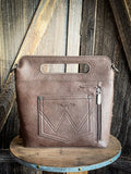 Sadie Wrangler Boot Stitch Crossbody - Coffee - Purses & Wallets - Wrangler - Bronco Western Supply Co.