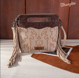 Sadie Wrangler Boot Stitch Crossbody - Tan - Purses & Wallets - Wrangler - Bronco Western Supply Co.