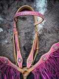 Silver Royal Azalea Browband Headstall - Headstalls & Accessories - Tough 1 - Bronco Western Supply Co.