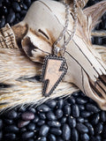 Striker White Lightning Bolt Necklace - Jewelry - Bronco Western Supply Jewelry - Bronco Western Supply Co.