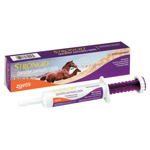 Strongid Paste Horse Dewormer (Pyrantel Pamoate) - Dewormer - Durvet - Bronco Western Supply Co.