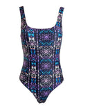 "The Ollie" Black Aztec Hooey Swimsuit - Apparel - Hooey - Bronco Western Supply Co.