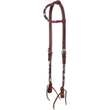 Tough 1 Beaded Diamond One Ear Headstall - Red - Headstalls & Accessories - Tough 1 - Bronco Western Supply Co.