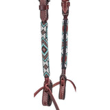 Tough 1 Dakota Beaded One Ear Headstall - Headstalls & Accessories - Tough 1 - Bronco Western Supply Co.