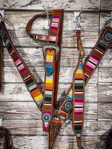 Tough 1 Serape Wool Wither Strap - Breast Collars - Tough 1 - Bronco Western Supply Co.