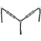 Tough 1 Vintage Floral Breast Collar - Breast Collars - Tough 1 - Bronco Western Supply Co.