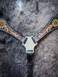 Tough 1 Vintage Floral Breast Collar - Breast Collars - Tough 1 - Bronco Western Supply Co.