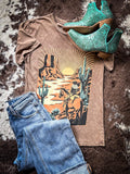 Western Way Graphic Tee - Mocha - Apparel - Bronco Western Supply Co. - Bronco Western Supply Co.